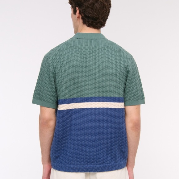 Prince Green and Blue Polo Shirt Casual Style - Picture 5 of 9